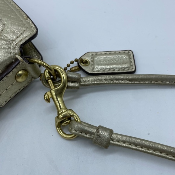 Coach Gold Wristlet - Picture 5 of 10